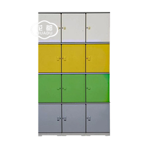 四層三連體abs全塑更衣柜